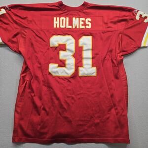 Reebok NFL Kansas City Chiefs Priest Holmes Sewn Equipment Jersey Men’s Size 58